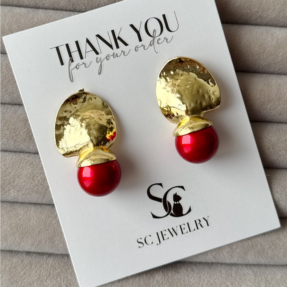 ZARA STYLE BALL EARRINGS NEW SEASON